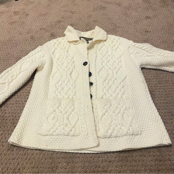 inis crafts Sweaters Wool Softnot Itchy Irish Sweater Traditional